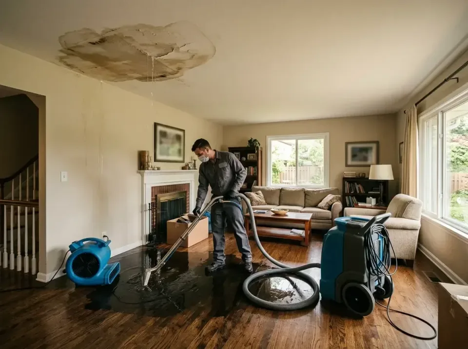 attic-pipe-burst-ceiling-drip-008 — frequently asked questions, Water Damage Restoration & Carpet Care in Ridgeland, MS